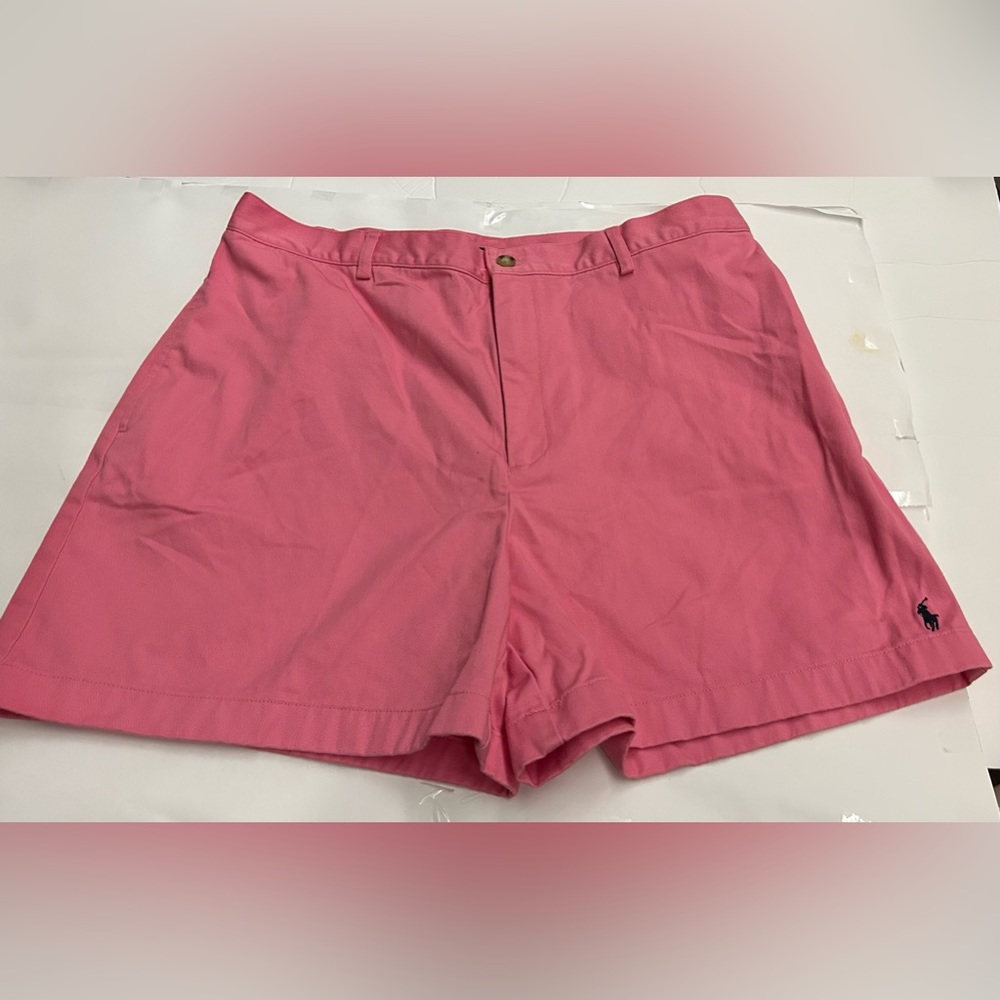 New Ralph Lauren Sport Pink Shorts size 14 100% Cotton Summer - Picture 2 of 16